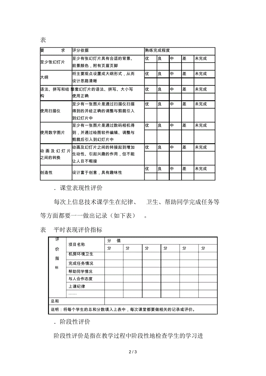 信息技术课程评价方案_第2页