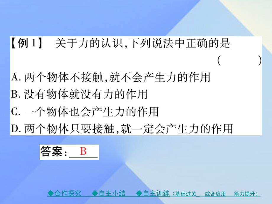 八年级物理全册 第6章 熟悉而陌生的力 第1节 力教学课件 （新版）沪科版_第3页