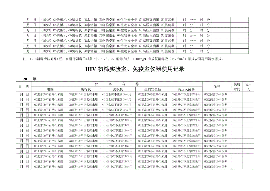 检验科医疗废物处理表.doc_第4页