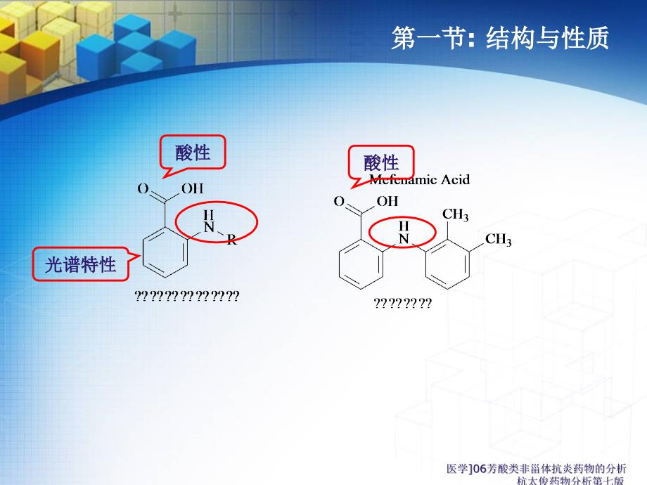 医学06芳酸类非甾体抗炎药物的分析杭太俊药物分析第七版课件_第4页