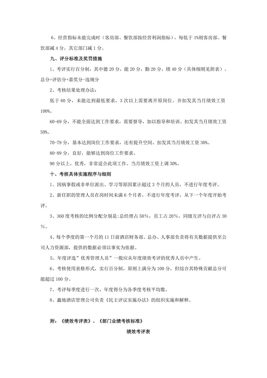 中层管理人员绩效考核办法_第3页