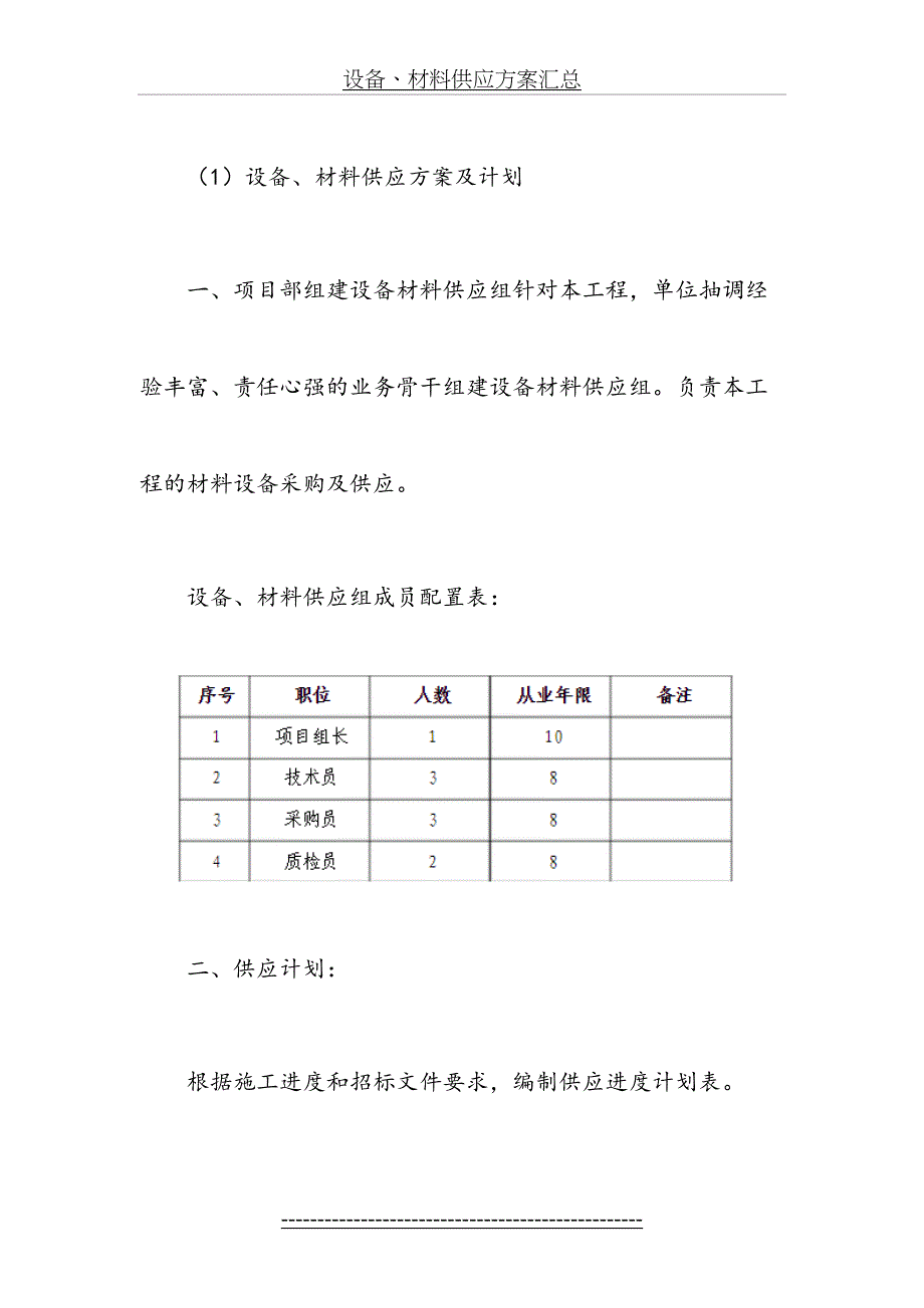 设备材料供应方案汇总_第2页