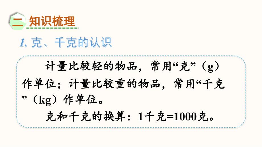 二年级下册数学课件10总复习第4课时克与千克人教版共11张PPT_第3页