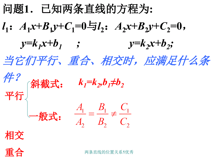 两条直线的位置关系1优秀课件_第2页