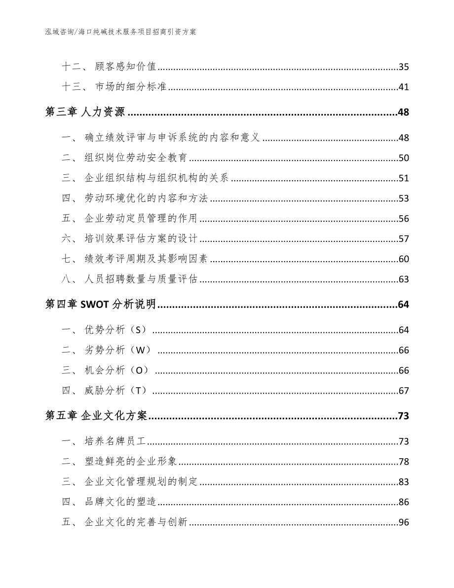 海口纯碱技术服务项目招商引资方案_第3页