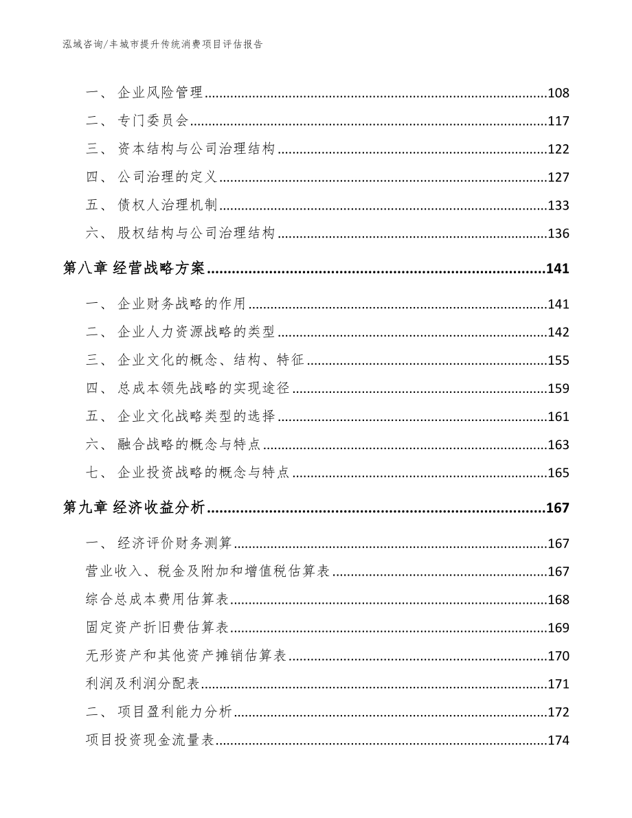 丰城市提升传统消费项目评估报告_第4页