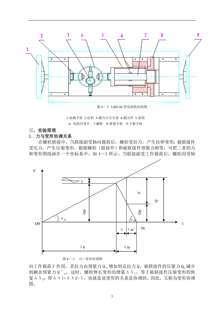 栓螺联接实验指导书-机械设计实验指导书20129--本科毕业设计.doc_第3页