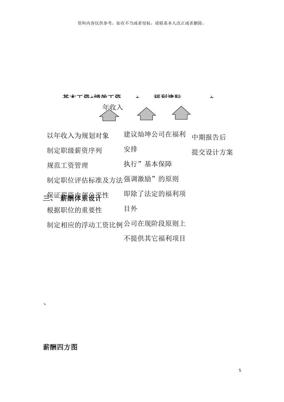 薪酬方案体系设计模板_第5页