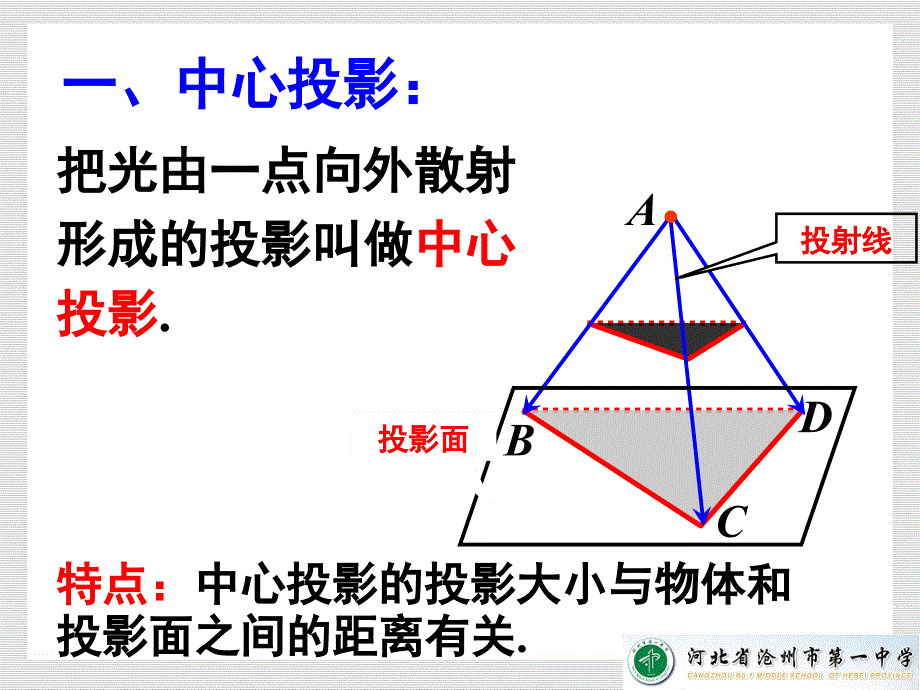 1.2.1中心投影与平行投影1.2.2空间几何体的三视图_第3页