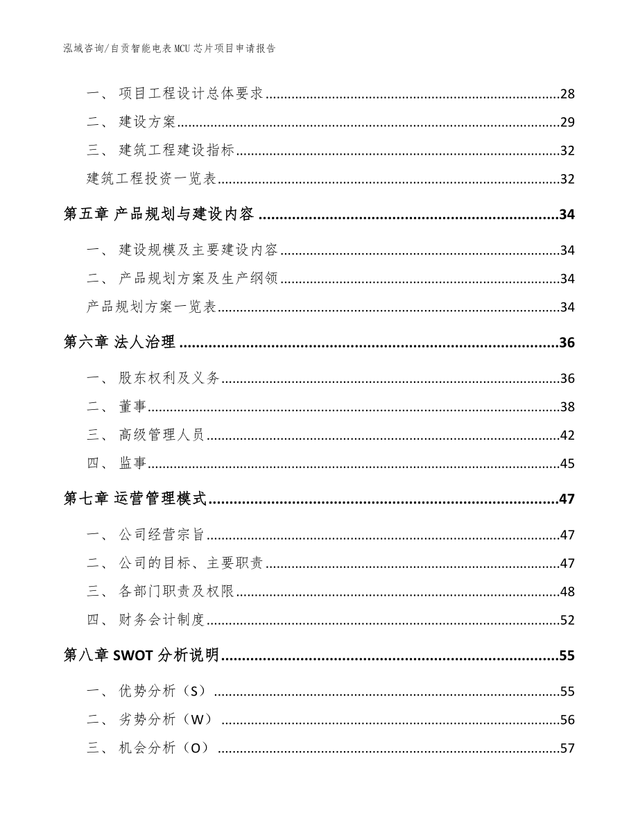 自贡智能电表MCU芯片项目申请报告模板参考_第2页