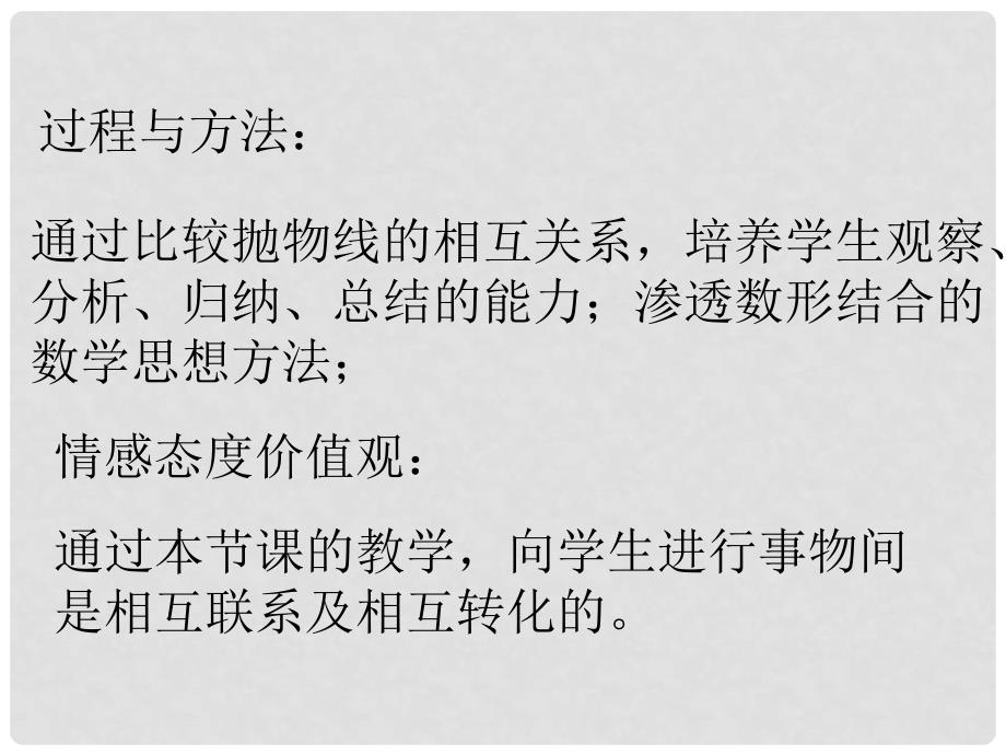 北京市窦店中学九年级数学《二次函数的图象（二）》课件 人教新课标版_第3页