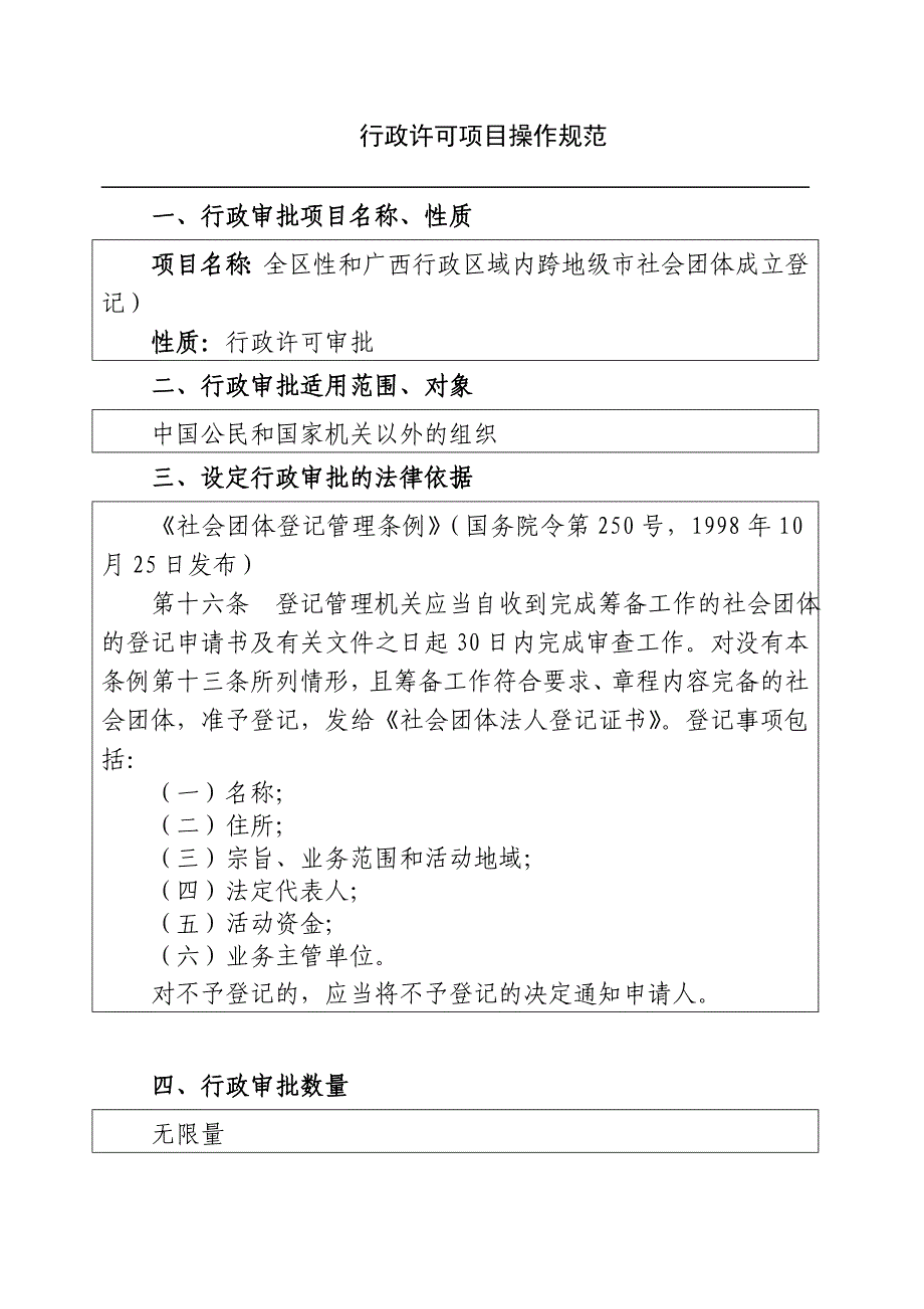 行政许可项目操作规范_第1页