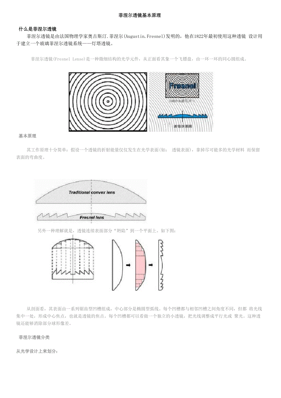 菲涅尔透镜基本原理_第1页