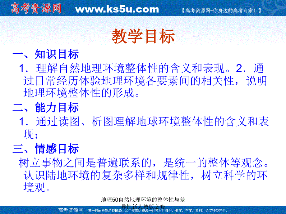 地理50自然地理环境的整体性与差异性新人教版必修课件_第4页