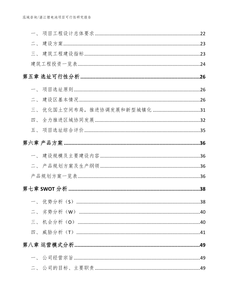 湛江锂电池项目可行性研究报告范文_第2页