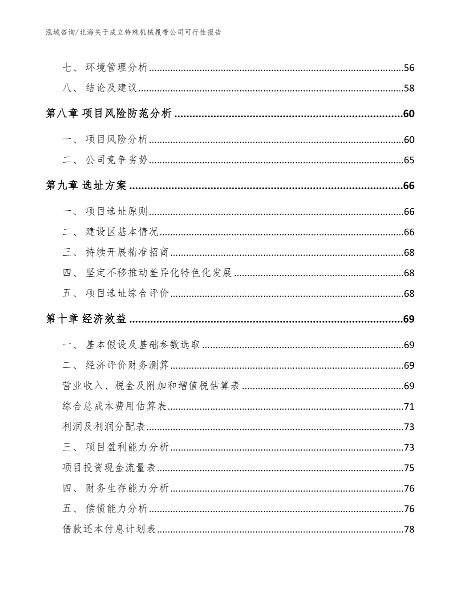 北海关于成立特殊机械履带公司可行性报告【模板范文】_第4页