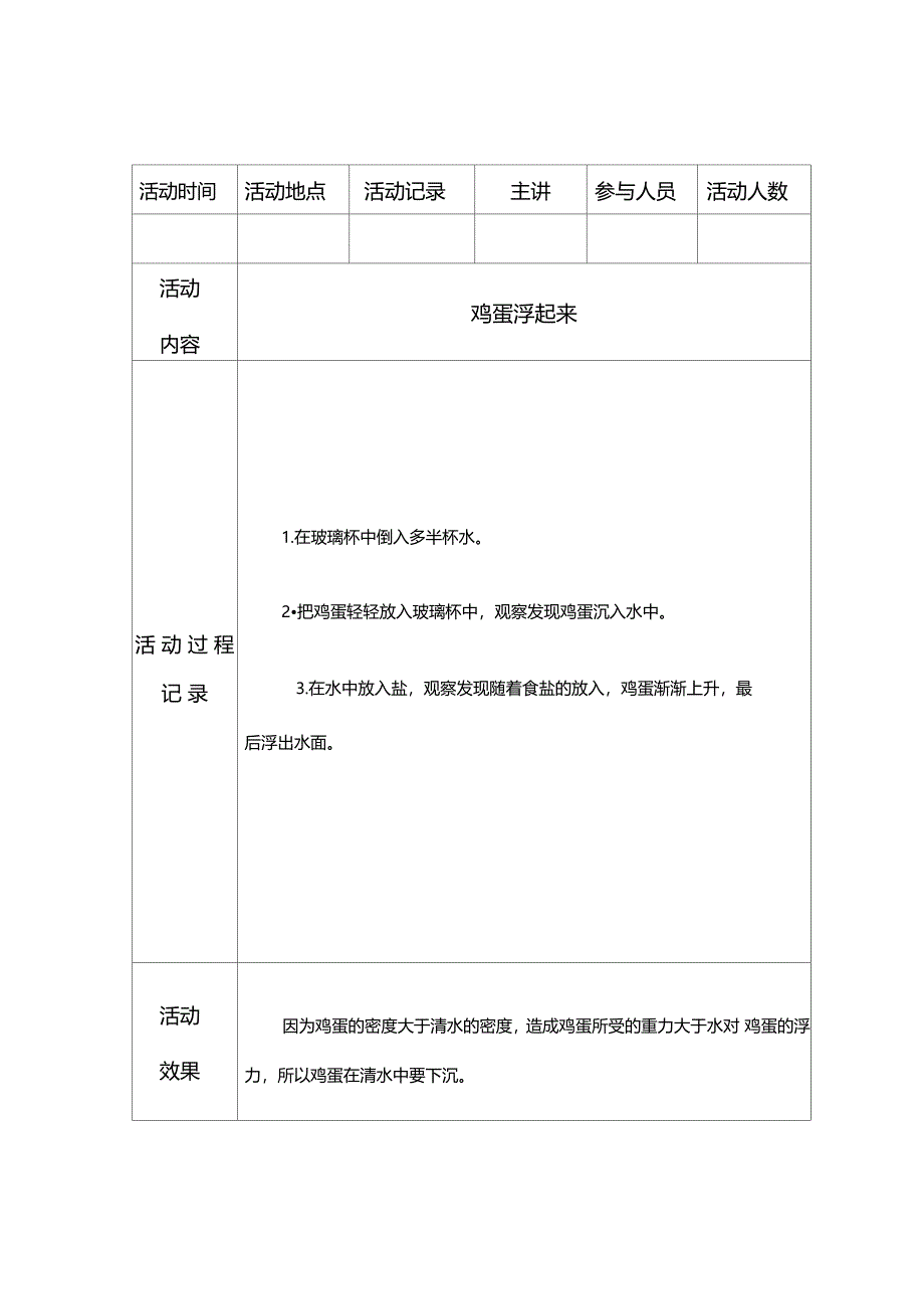 课外活动文本记录表格_第2页