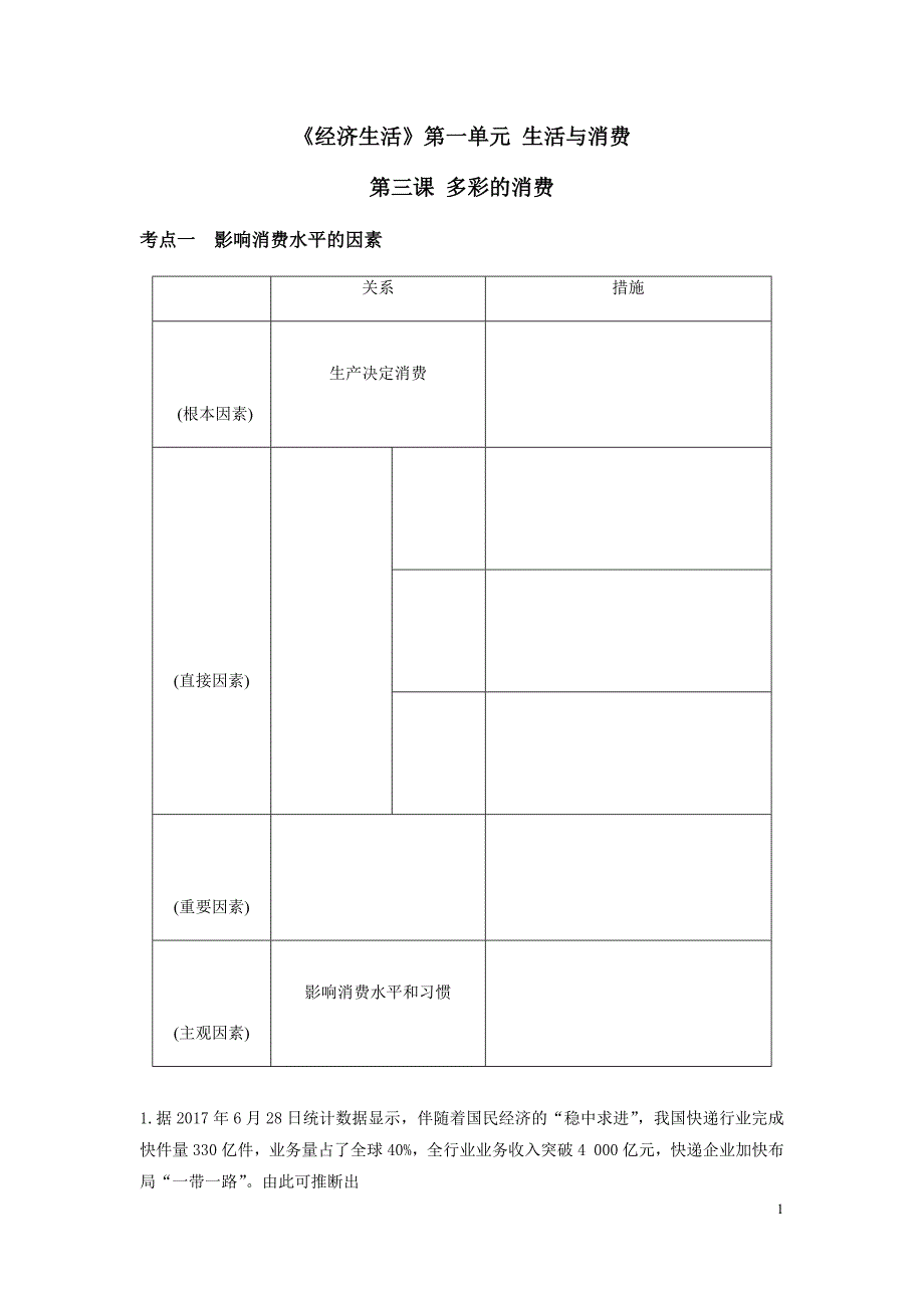 第三课多彩的消费_第1页