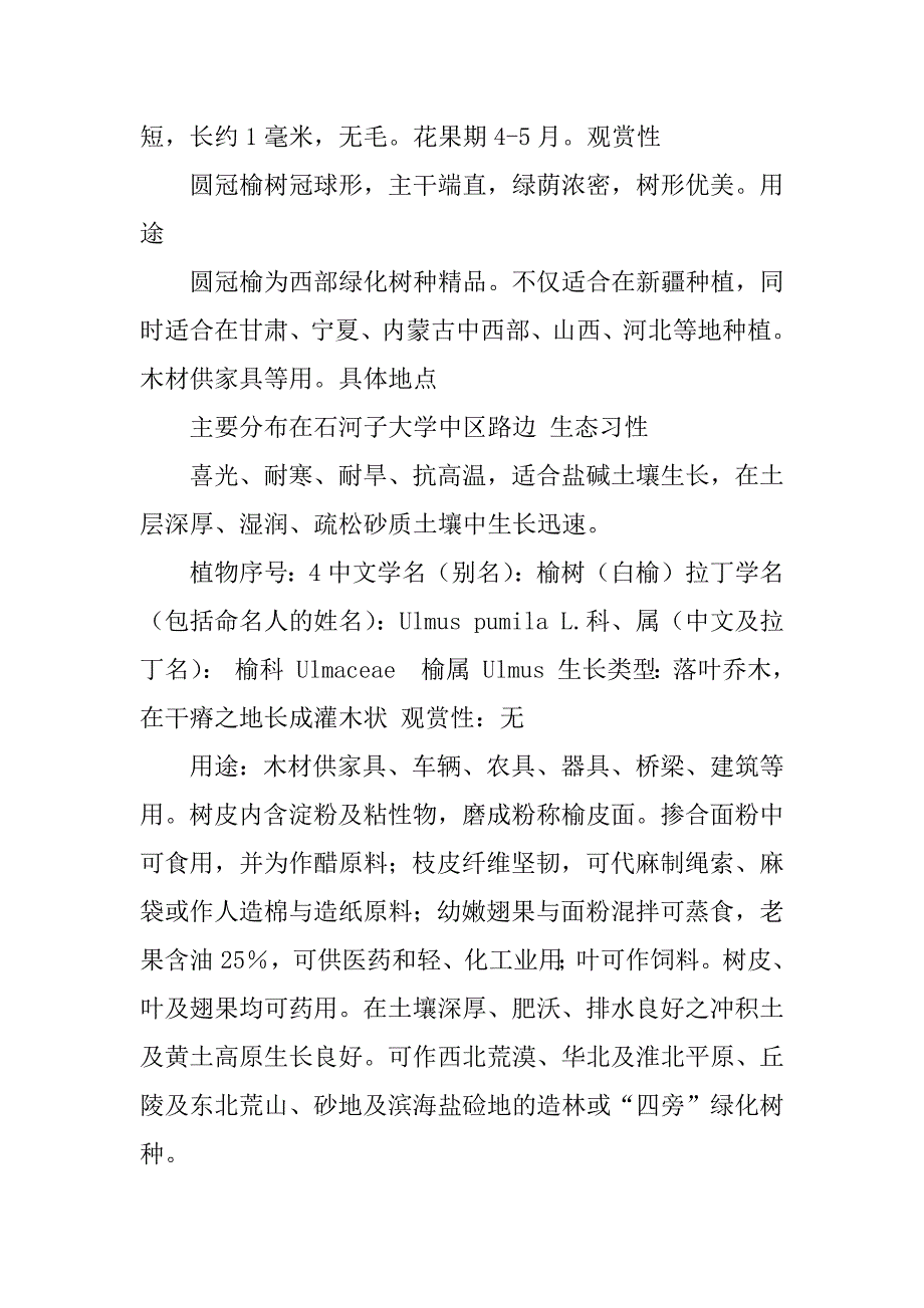 2023年树木学实习报告(一)_树木学实习报告_第4页