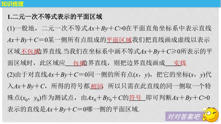 高考数学大一轮复习 第七章 不等式 7.3 二元一次不等式(组)与简单的线性规划问题课件 理 苏教版_第4页