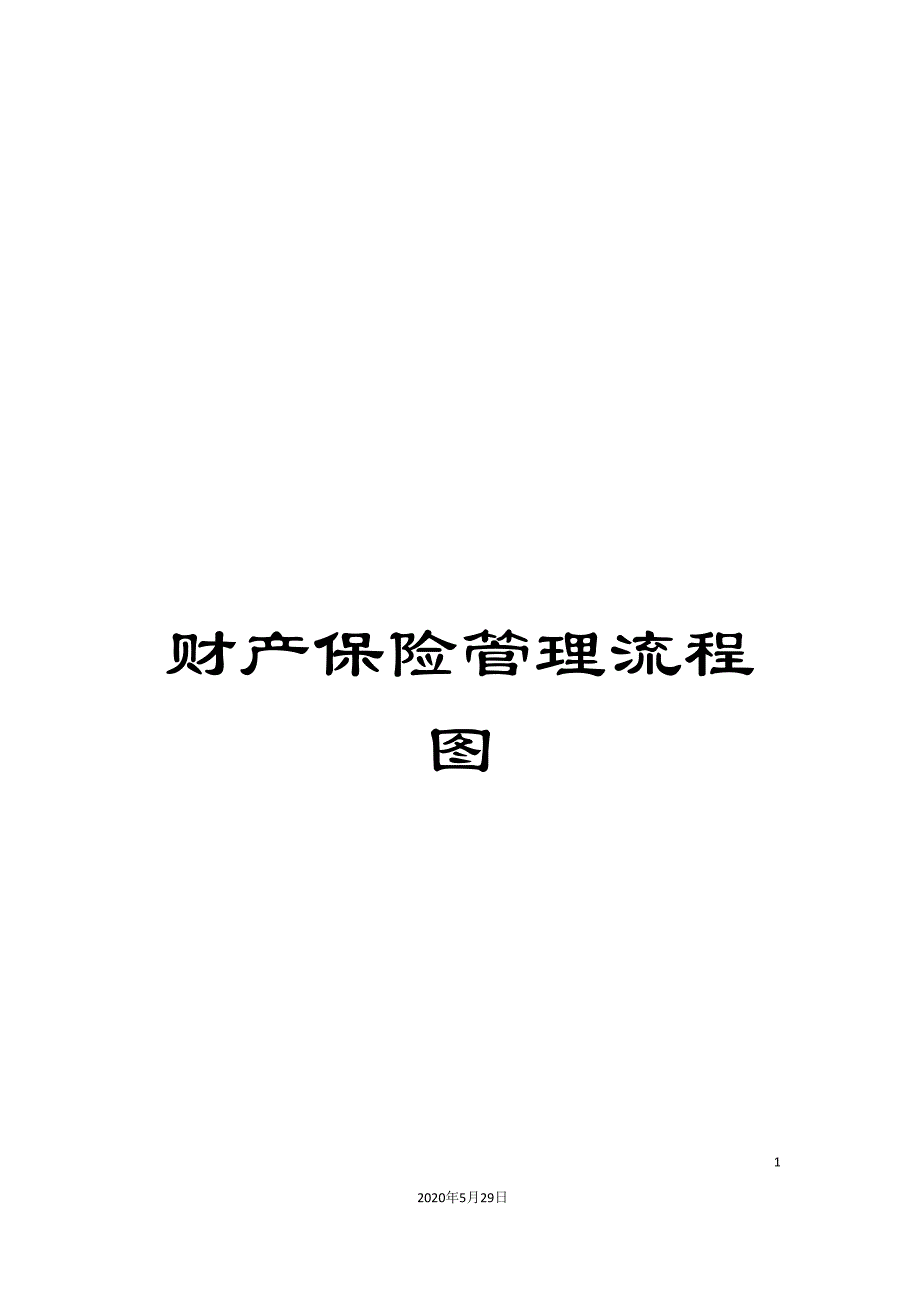 财产保险管理流程图.doc_第1页