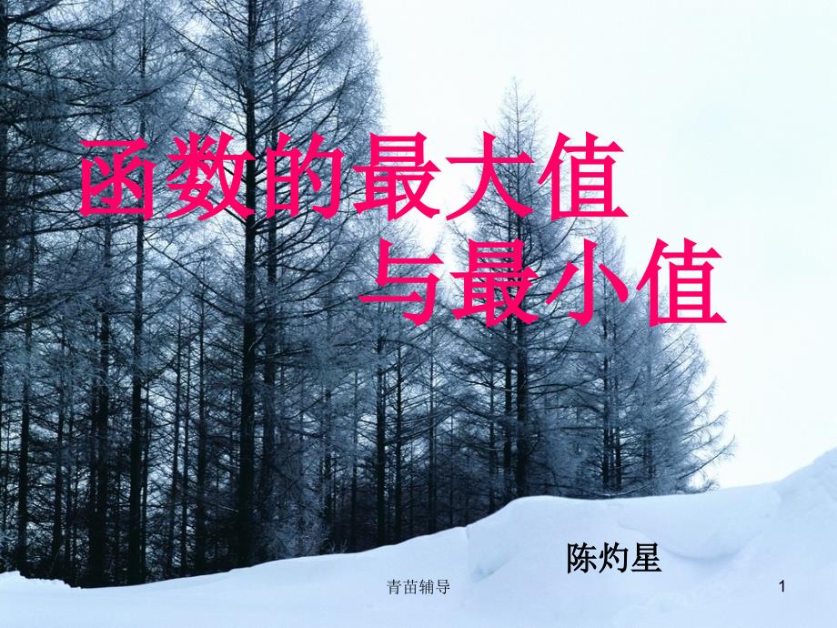 导数与函数的最大值与最小值【教师教材】_第1页