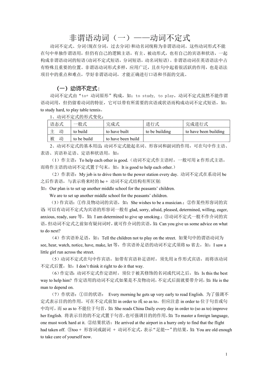 非谓语动词讲义.doc_第1页