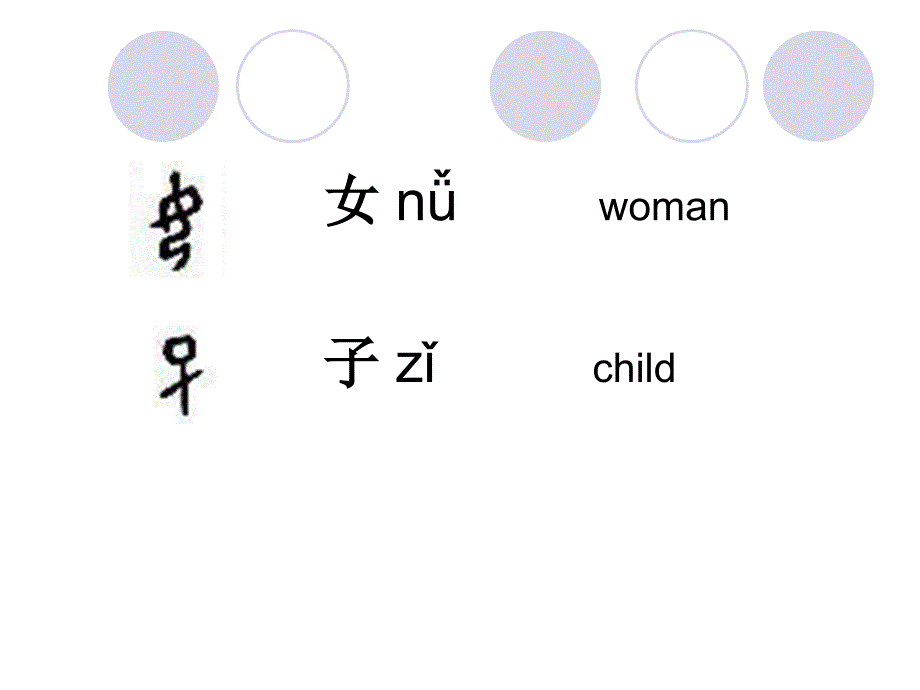 造字法中象形字日月木大小人会意字休林看明好尖讲解_第4页