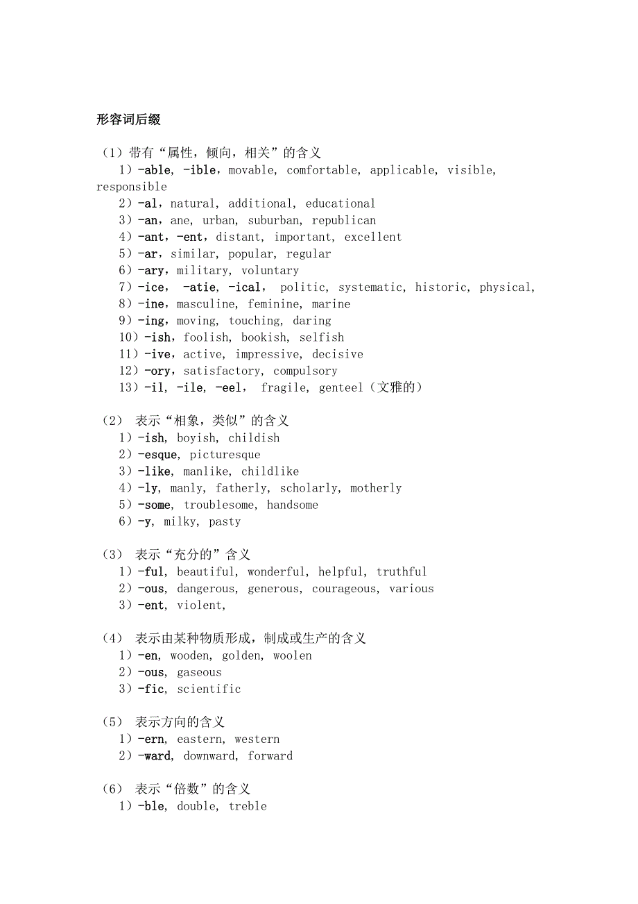 英语名词形容词动词后缀_第4页