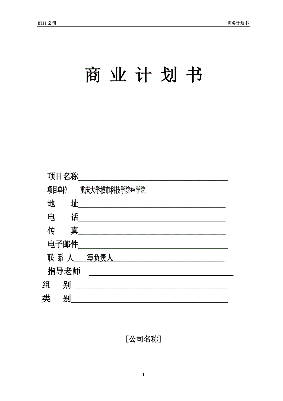 商业计划书模板(同名13159).doc_第2页