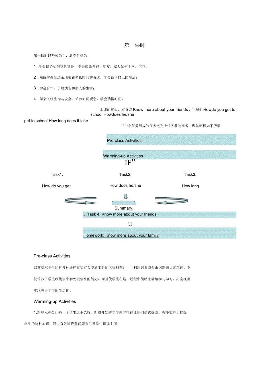 初中英语教案范例1_第5页