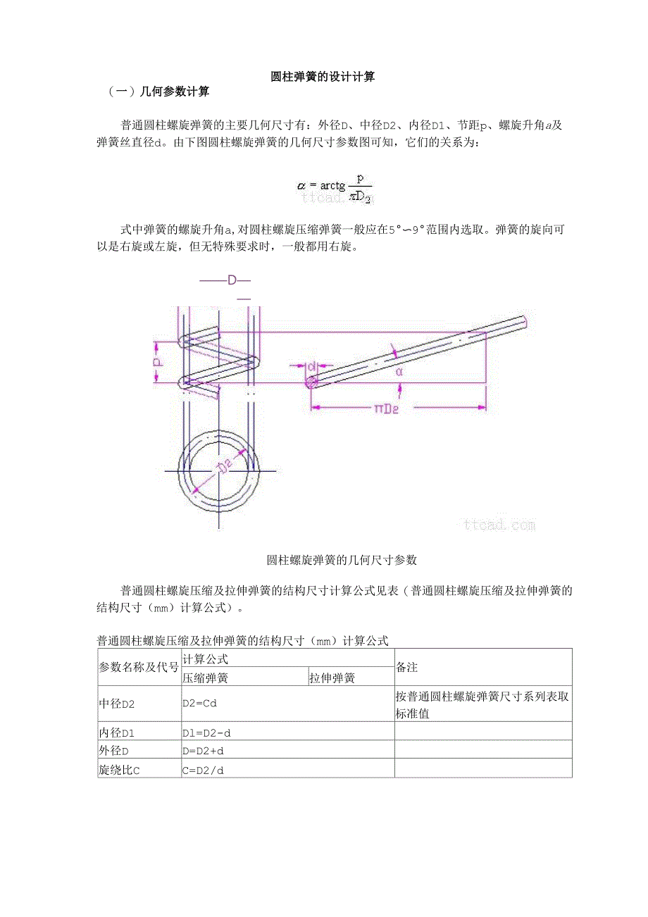 圆柱弹簧的设计计算_第1页