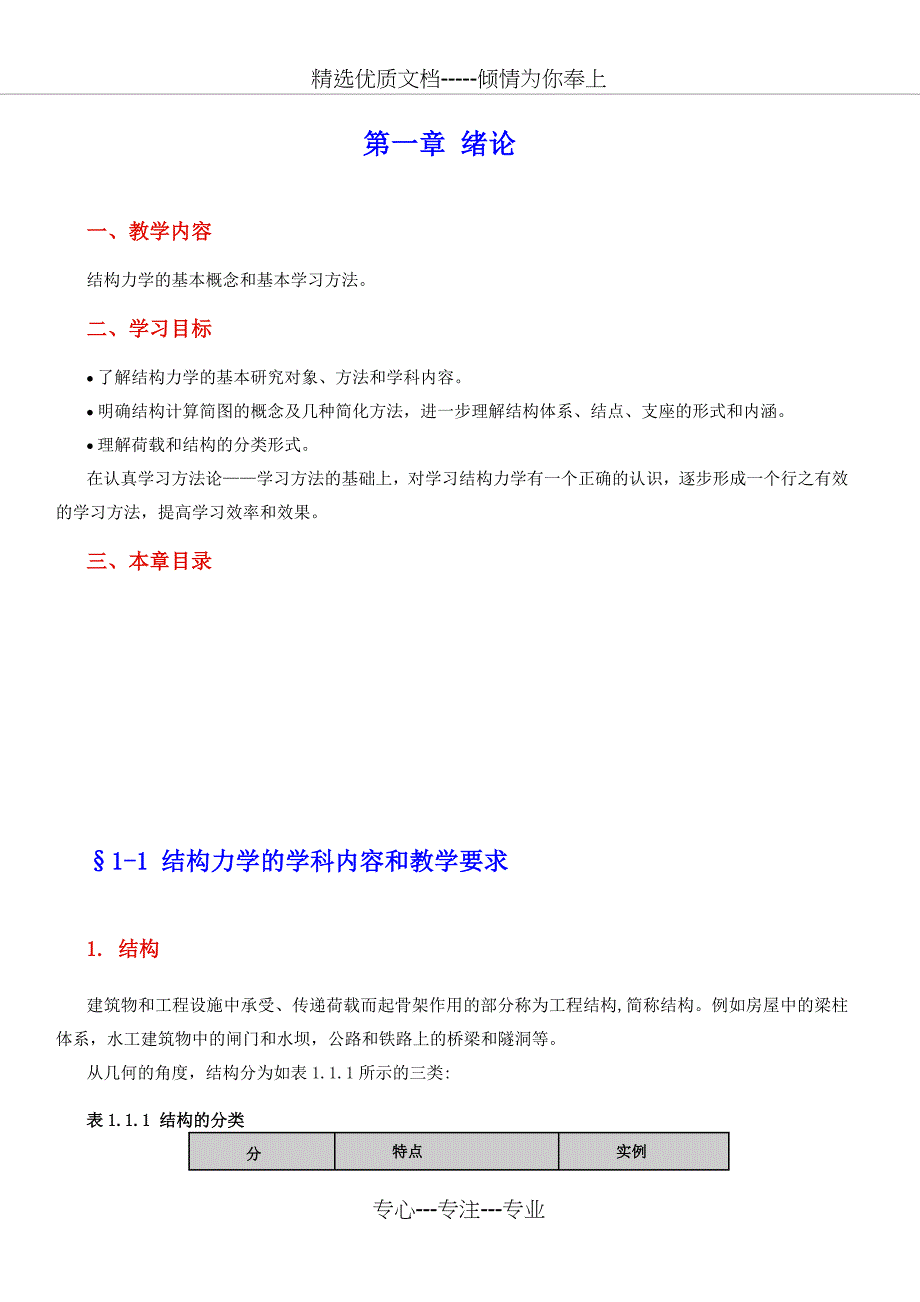 结构力学经典考研复习笔记-强力推荐-吐血推荐_第1页