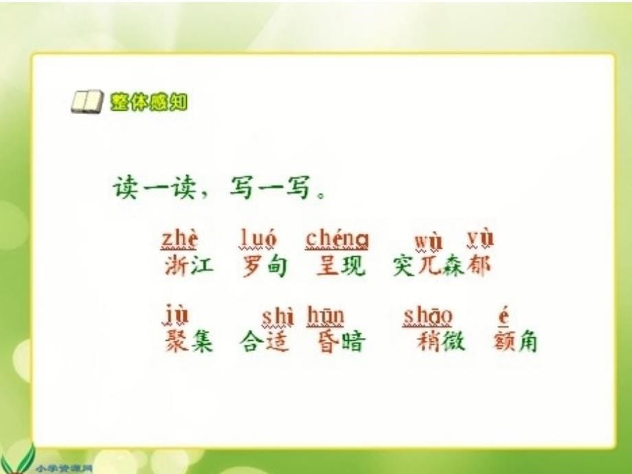 人教版小学四年级下册语文记金华的双龙洞ppt课件_第5页