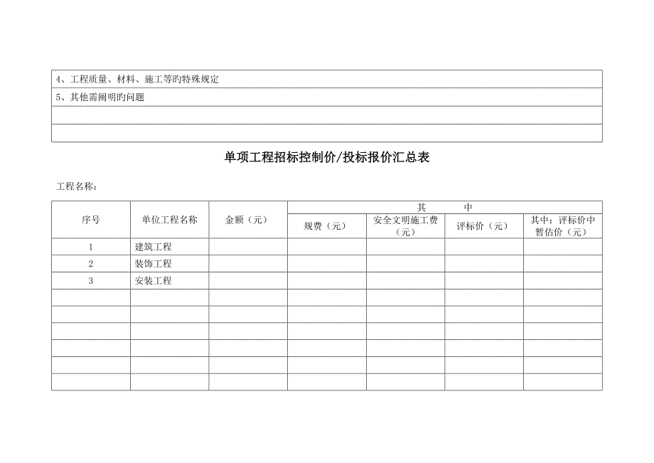 招标控制价表格_第3页