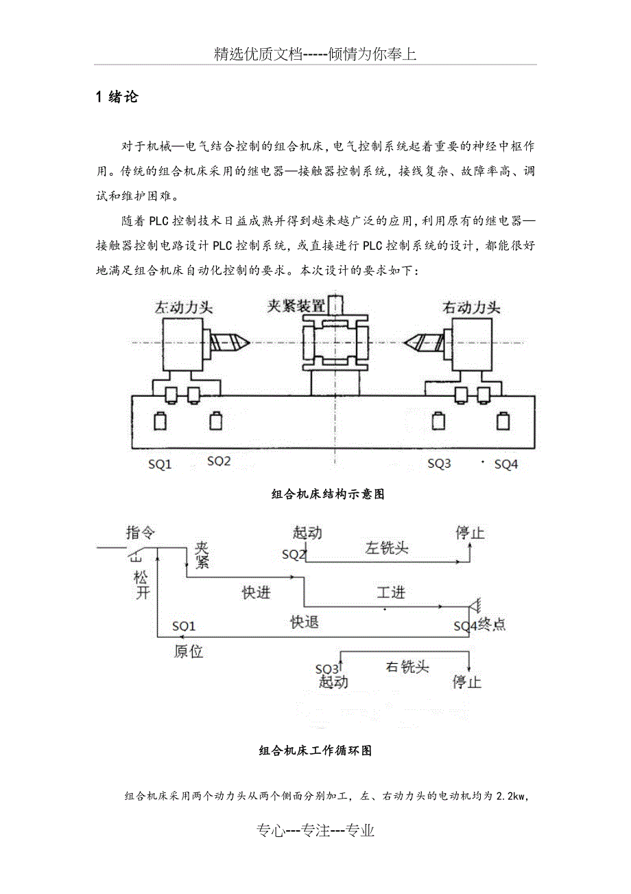 组合机床电气控制课程设计_第3页