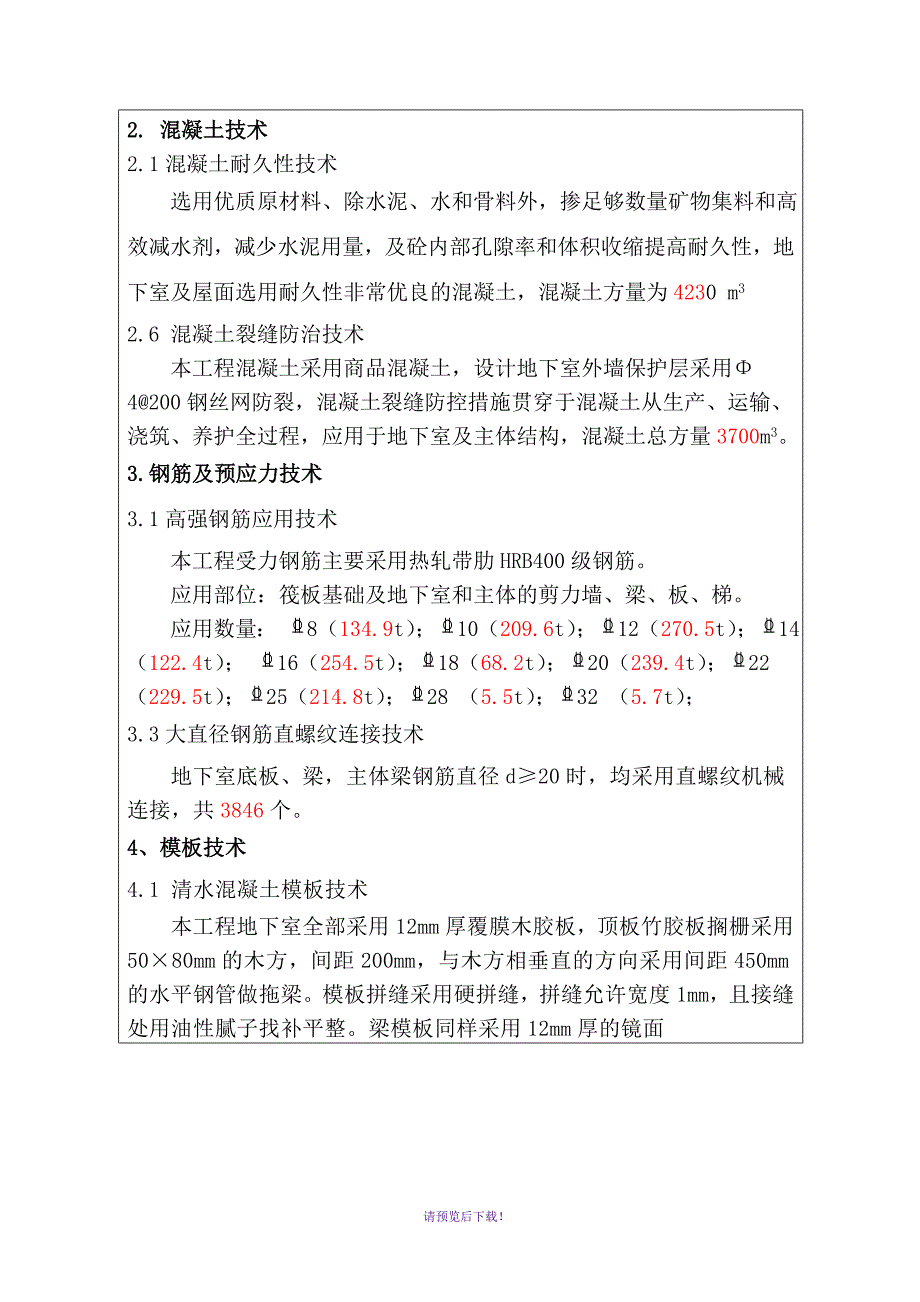 青岛市建筑业新技术应用示范工程申报书_第4页