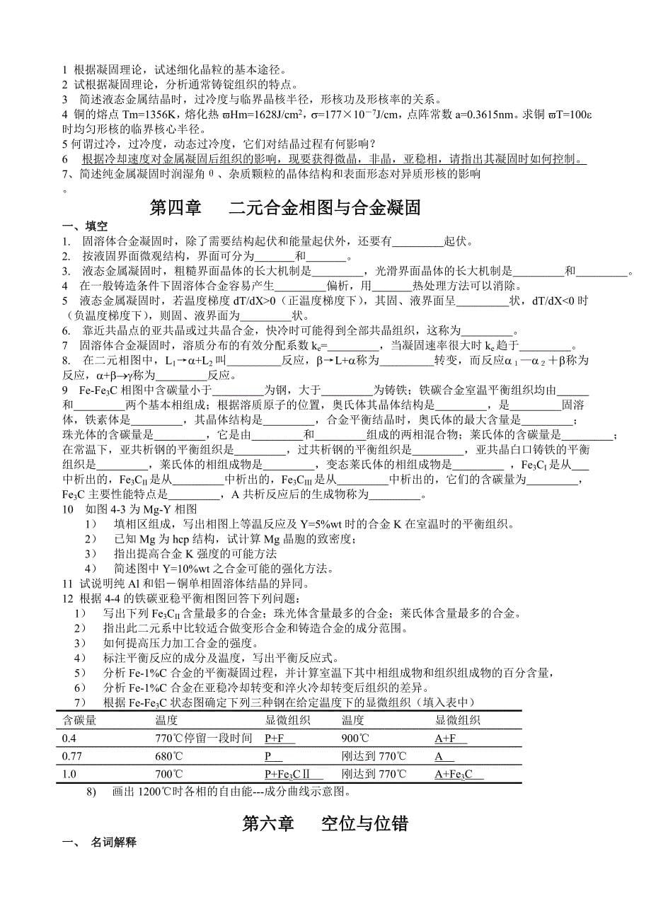 材料科学基础试题及答案考研专用_第5页