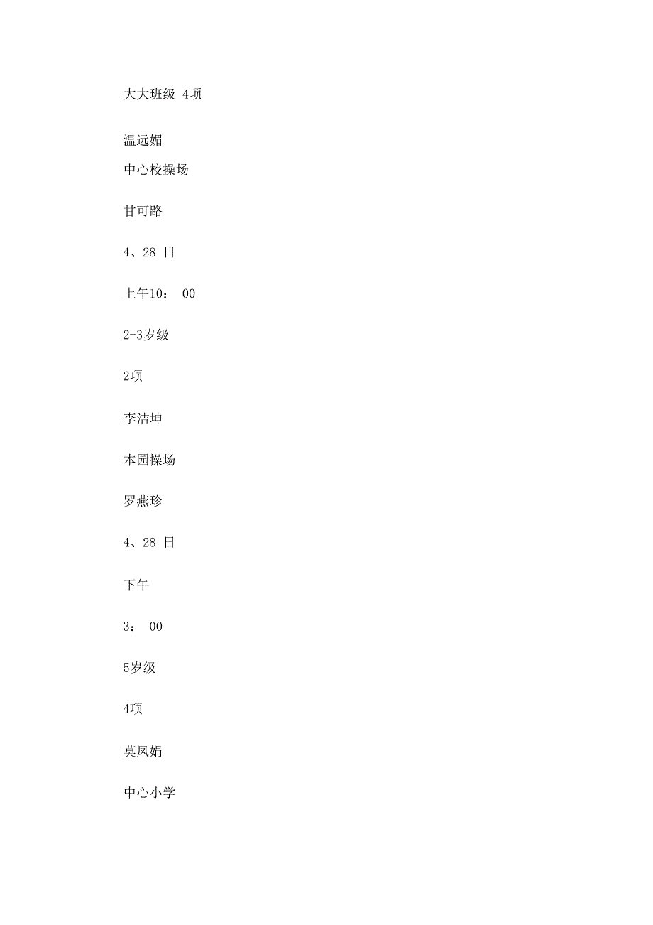 幼儿园趣味运动会活动方案集合15篇_第4页