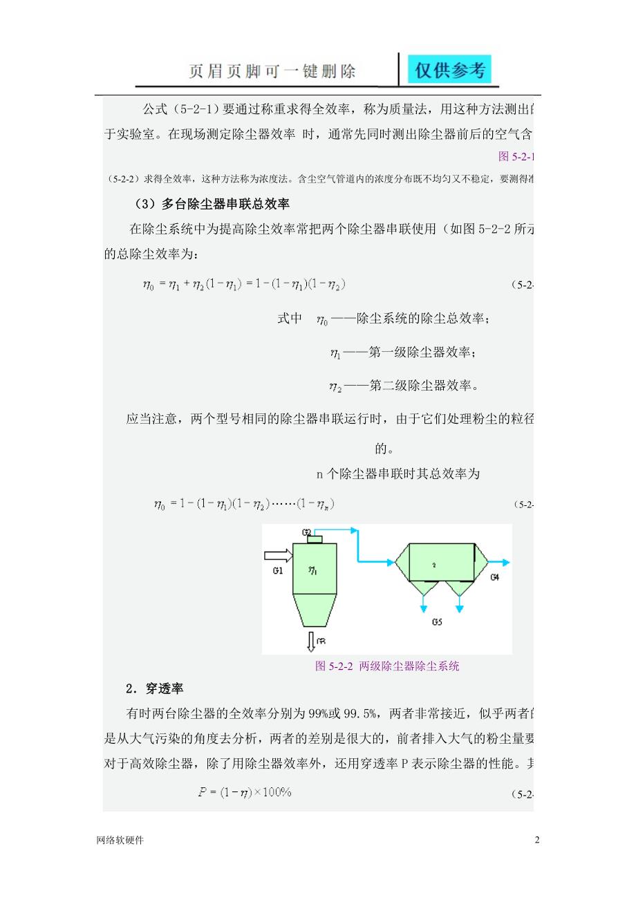 除尘器的除尘效率计算方法稻谷书苑_第2页