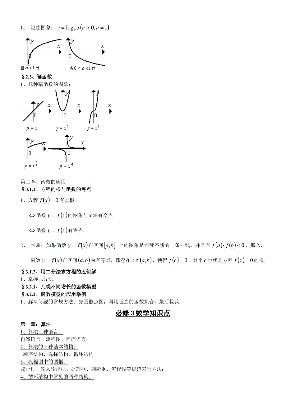 高中数学必修1、3、4、5知识点归纳及公式大全.doc_第3页