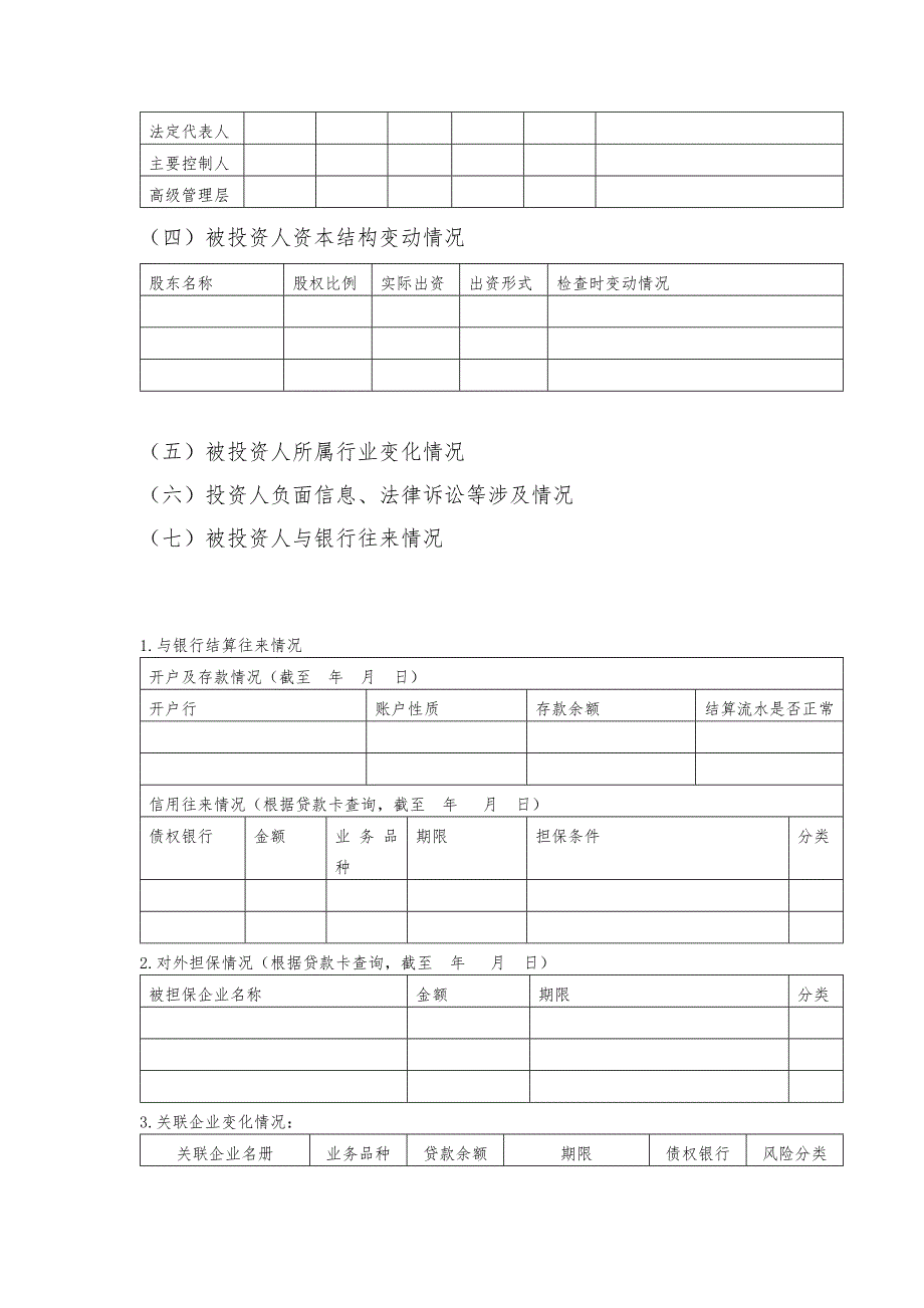 金融控股公司项目投后检查报告模版.docx_第5页