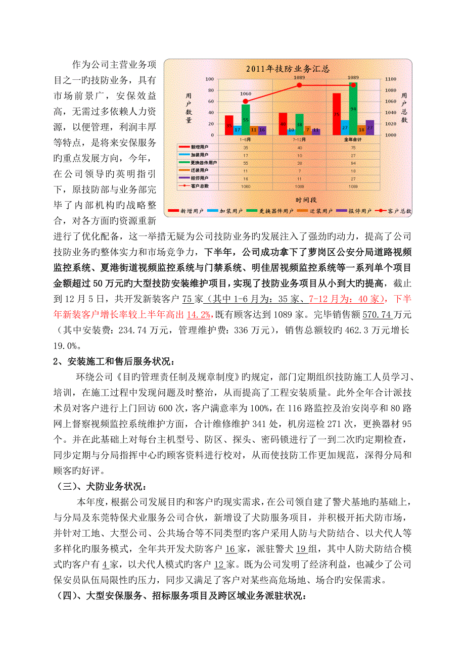 业务综合部工作总结_第3页