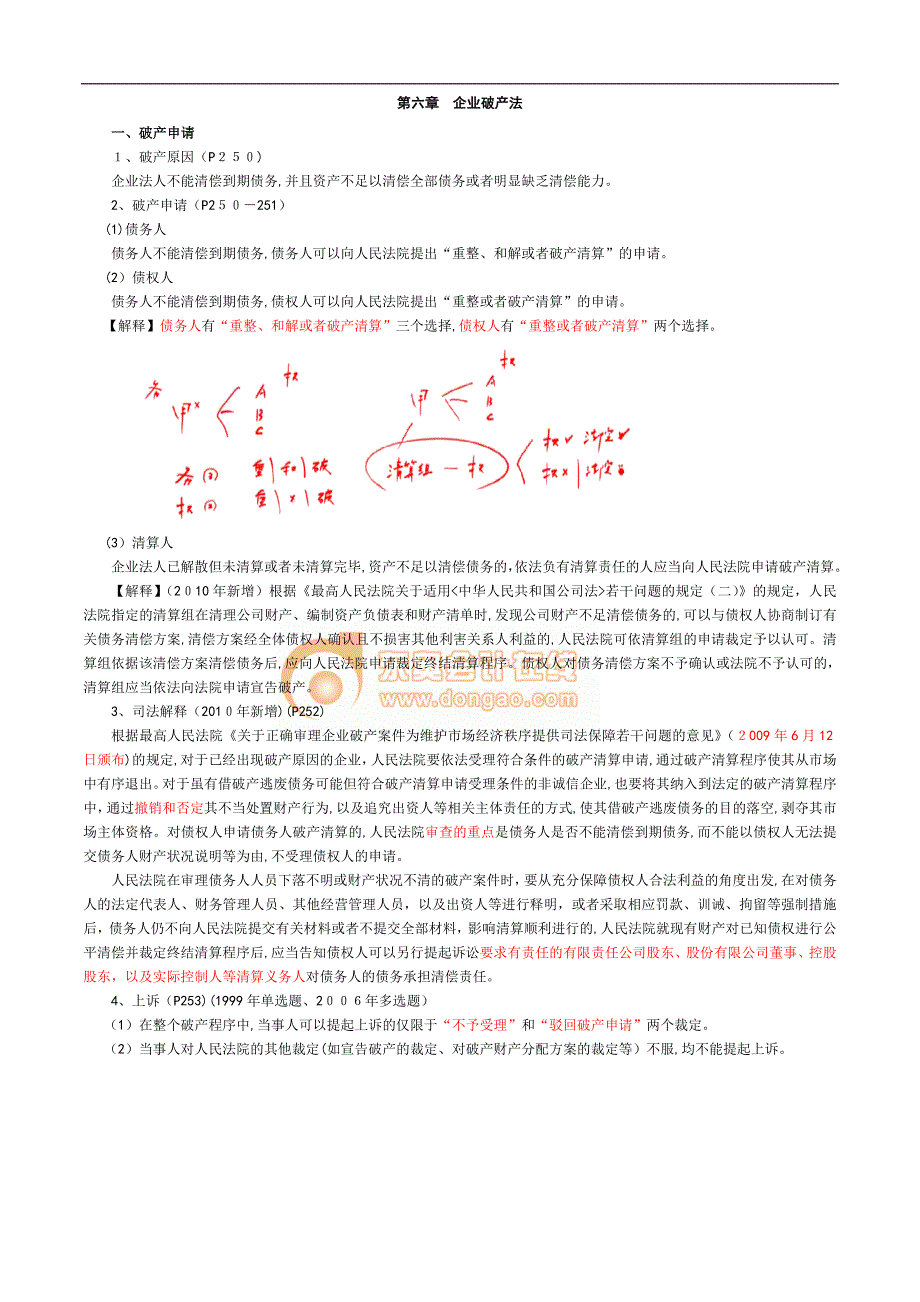 注册会计师经济法第六章复习资料_第1页