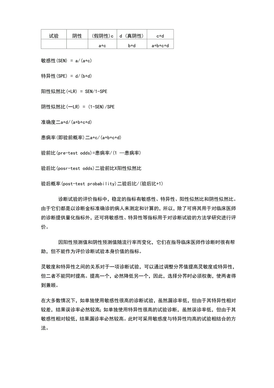 敏感性特异性假阳性假阴性_第4页