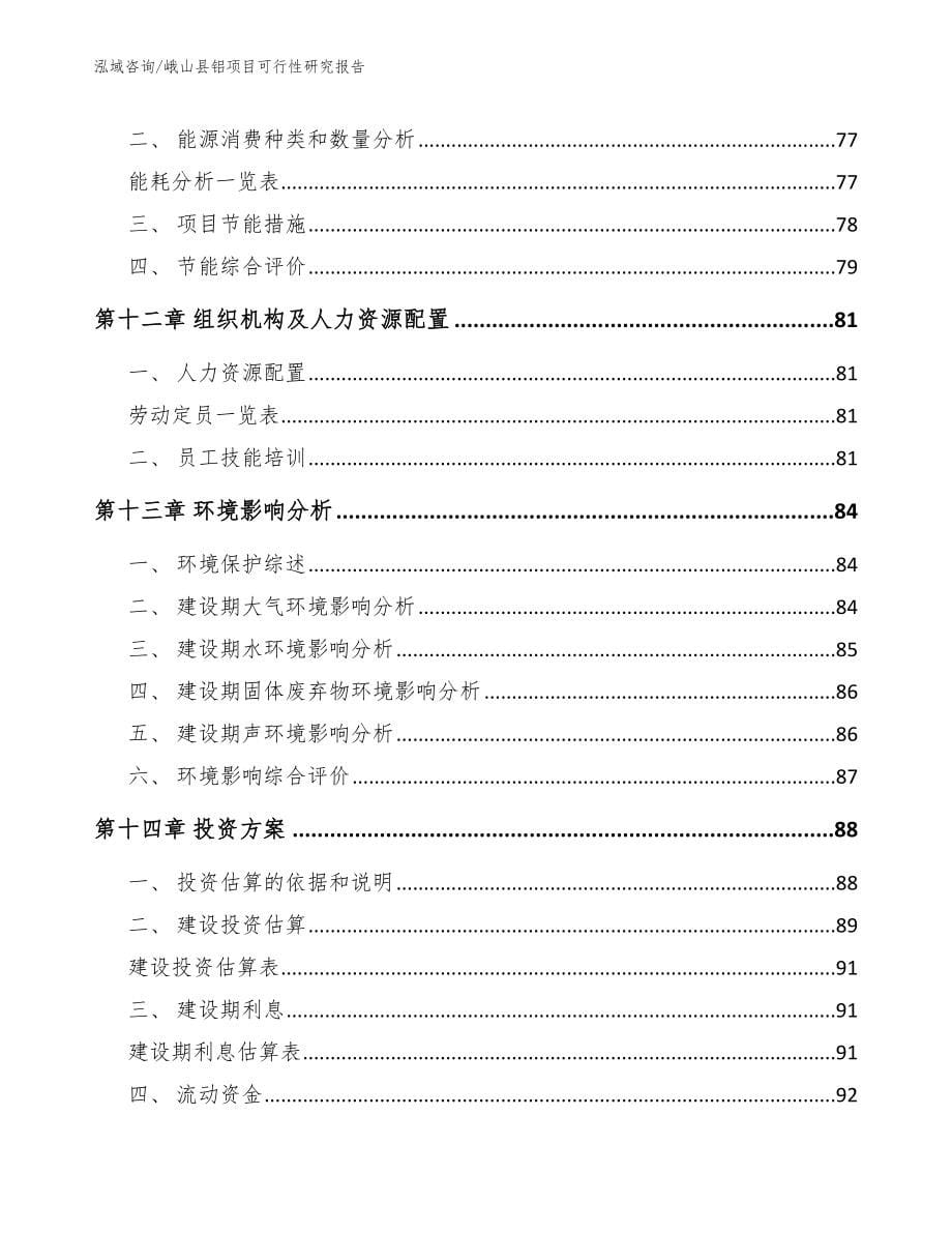 峨山县铝项目可行性研究报告_第5页