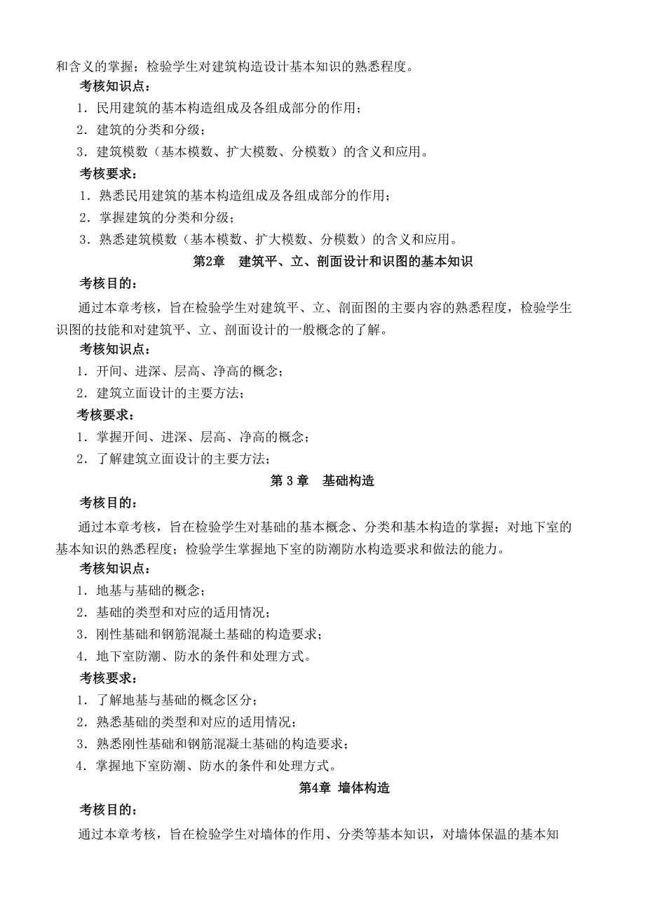 建筑构造本科补修课程期末复习指导及模拟试题_第2页