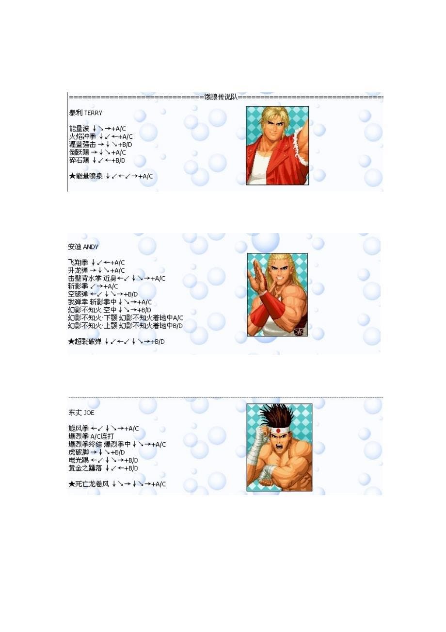 拳皇96出招表附带人物图像完美版.doc_第5页