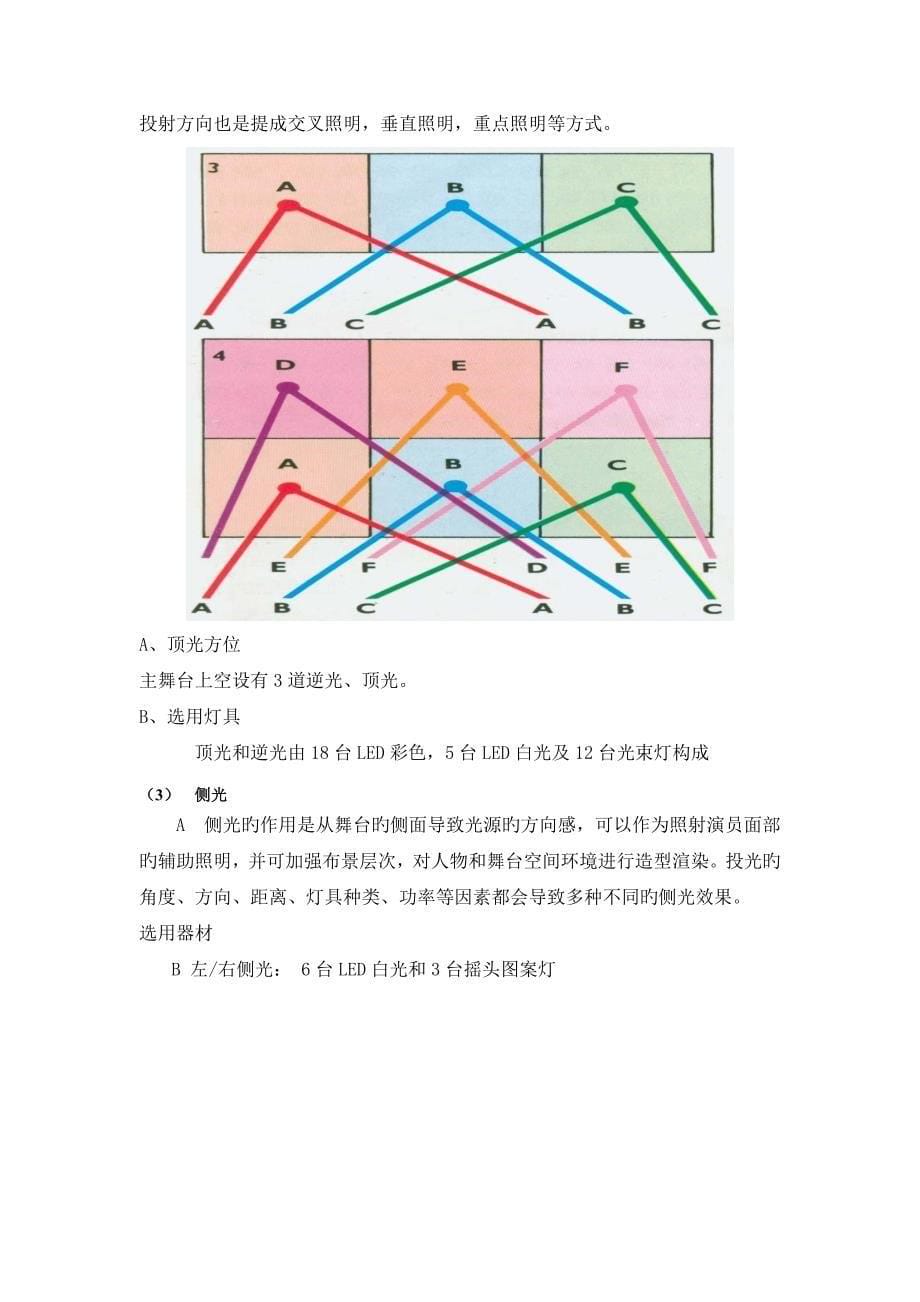 舞台灯光设计基础说明_第5页