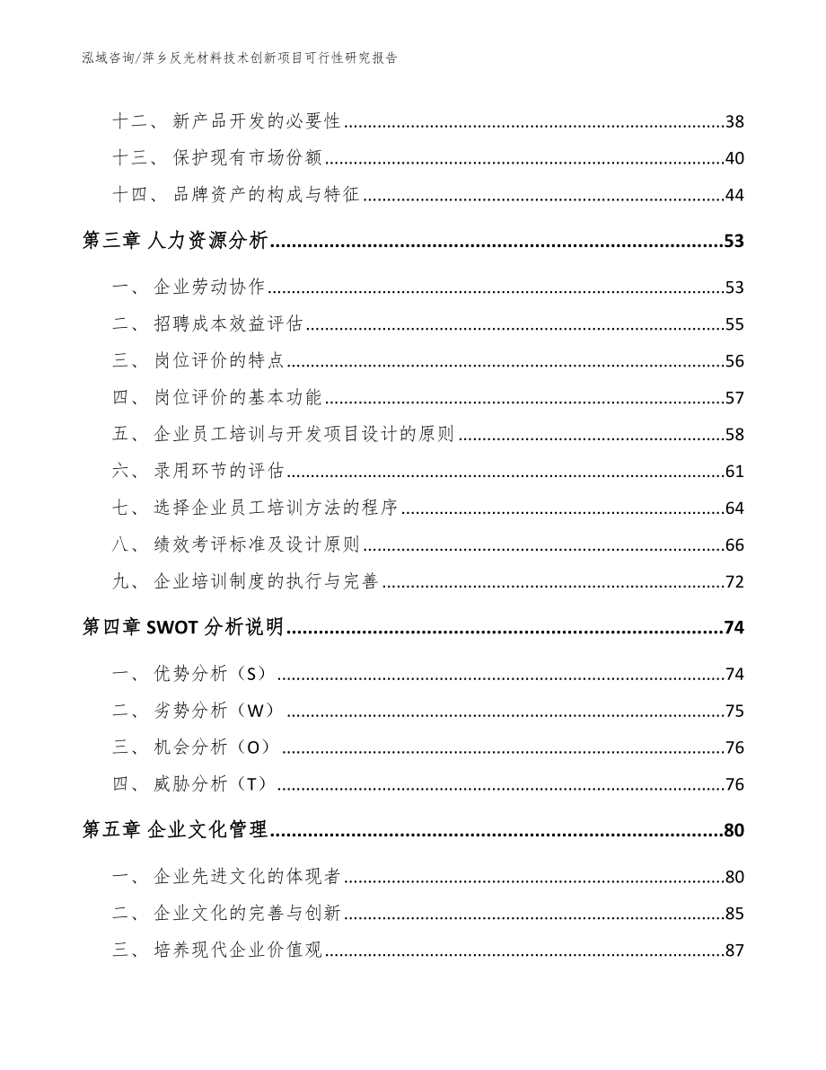 萍乡反光材料技术创新项目可行性研究报告_第2页